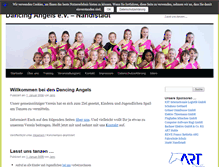 Tablet Screenshot of dancing-angels-nandlstadt.de